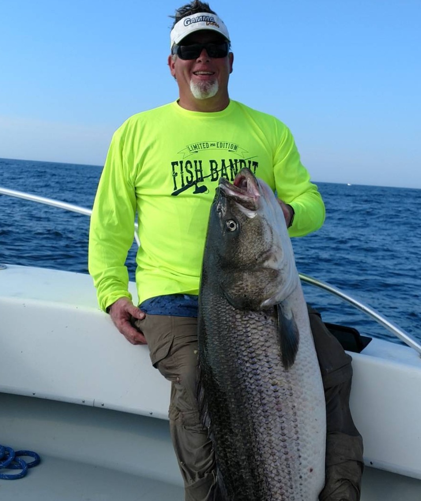 Trophy Striped Bass out of Boston